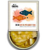 Konserva Cod in Olive Oil, Garlic & Chili